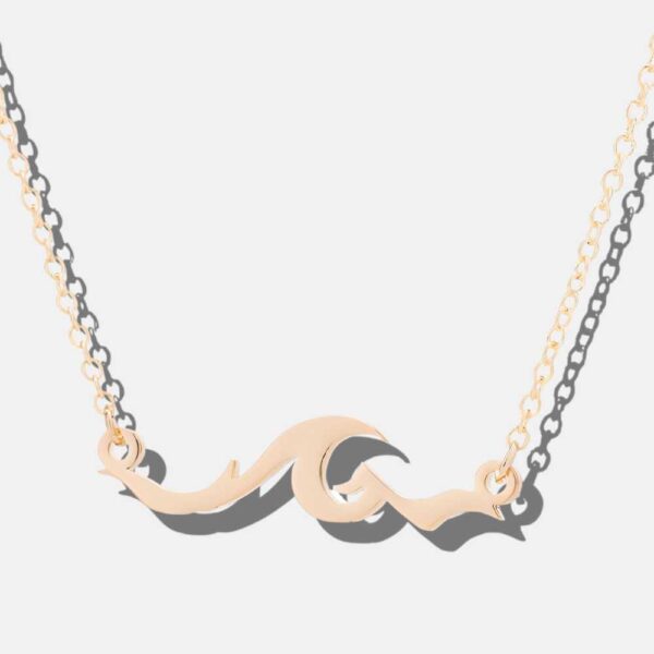 Colgante del signo zodiacal Piscis en oro Makalii