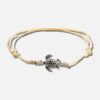 Pulsera con ancla antigua negra Kahiko