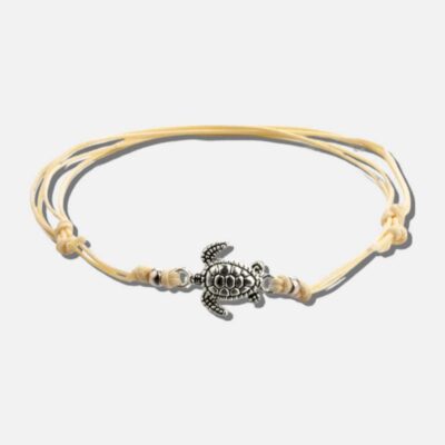 Pulsera con ancla antigua negra Kahiko