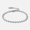 Pulsera con ancla azul plateada KALA
