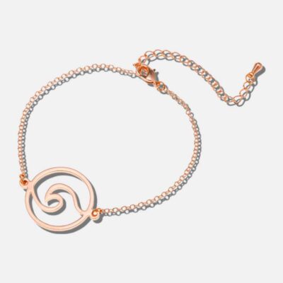Pulsera con ancla azul y blanca opua