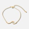 Pulsera con ancla negra ELEELE