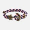 Pulsera con ancla azul marino POLU MOANA