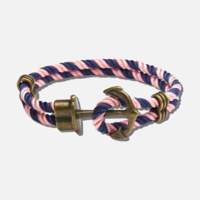 Pulsera con ancla azul marino POLU MOANA