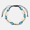 Collar de conchas dorado