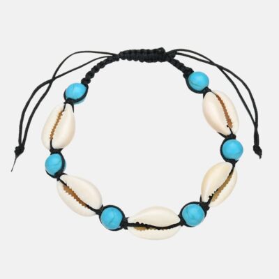Collar de conchas dorado